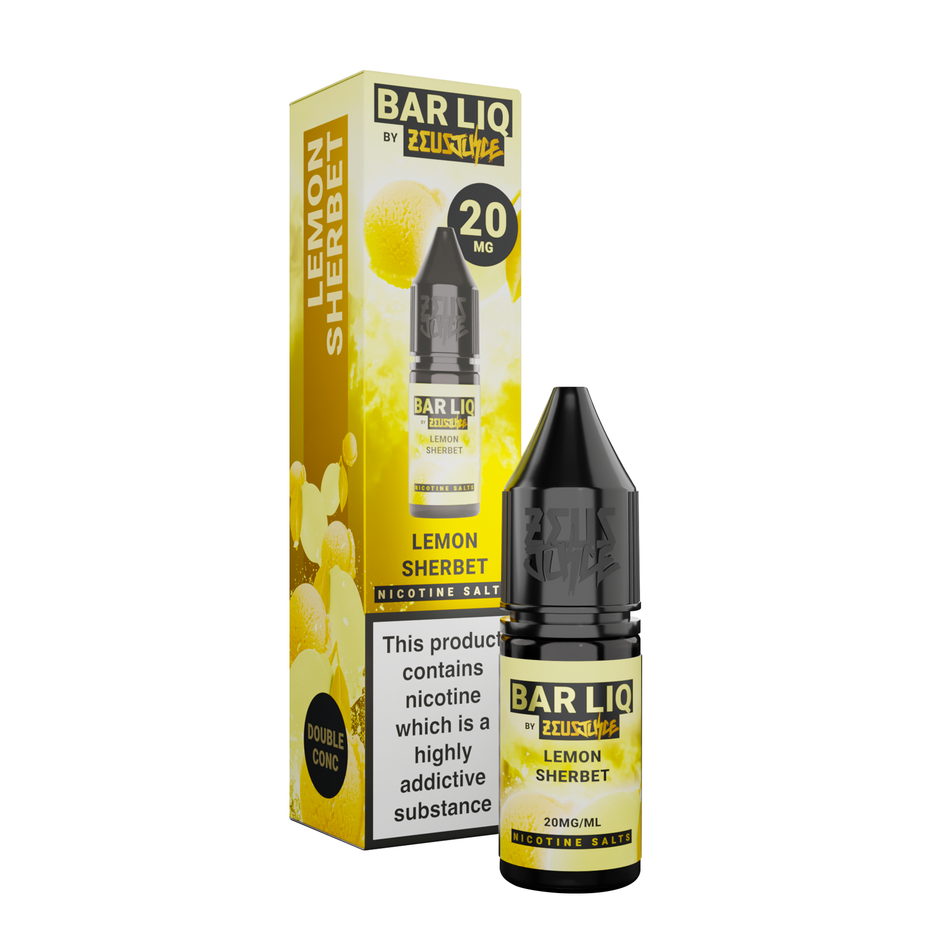 Zeus Juice Bar Liq Lemon Sherbet Nic Salt
