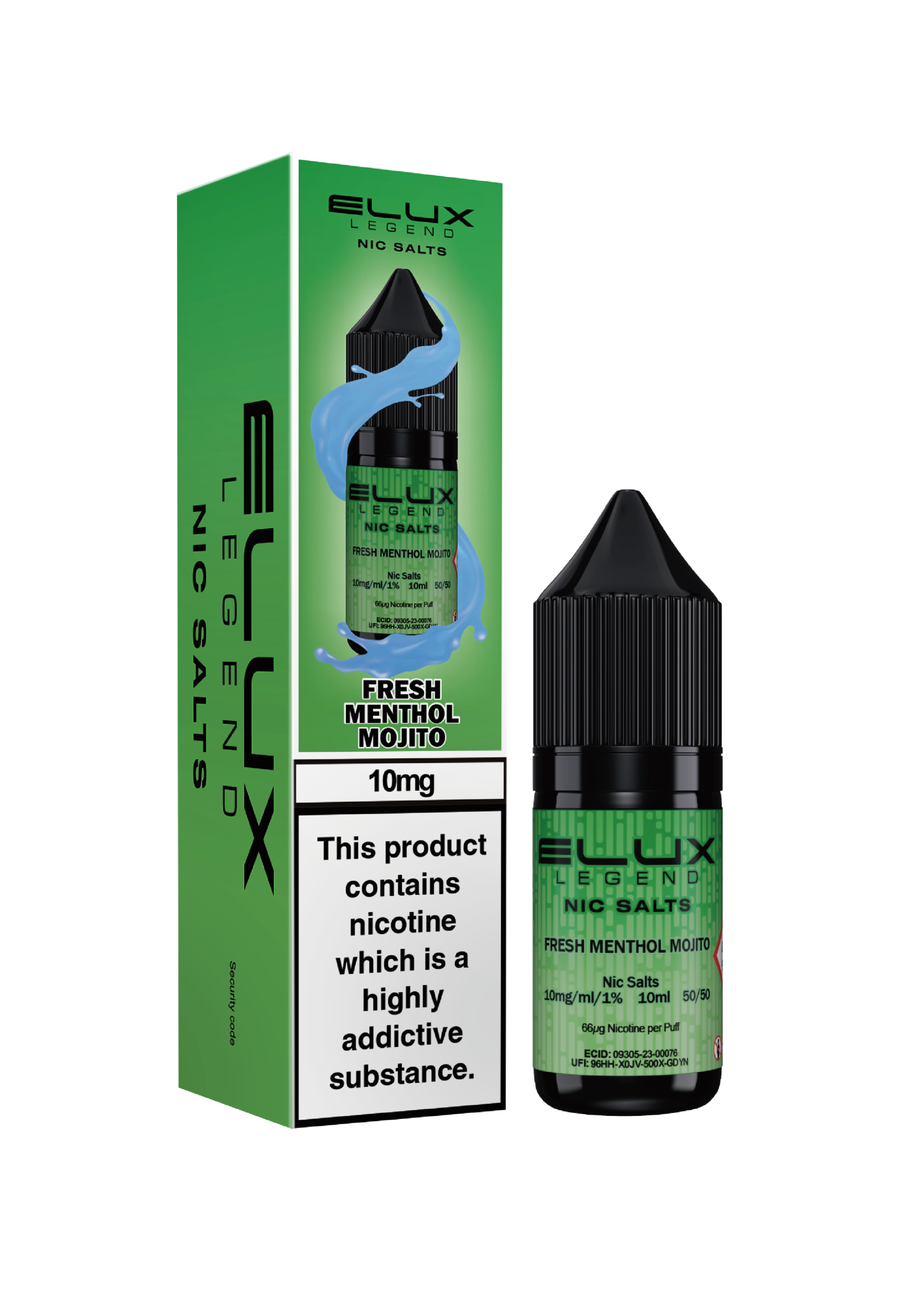 Elux Legends Fresh Menthol Mojito 10mg Nic Salt