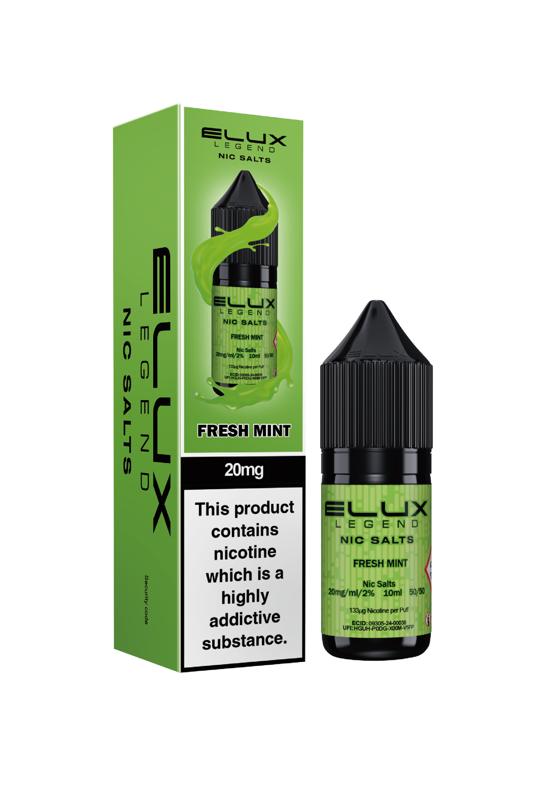Elux Legends Fresh Mint 10mg Nic Salt