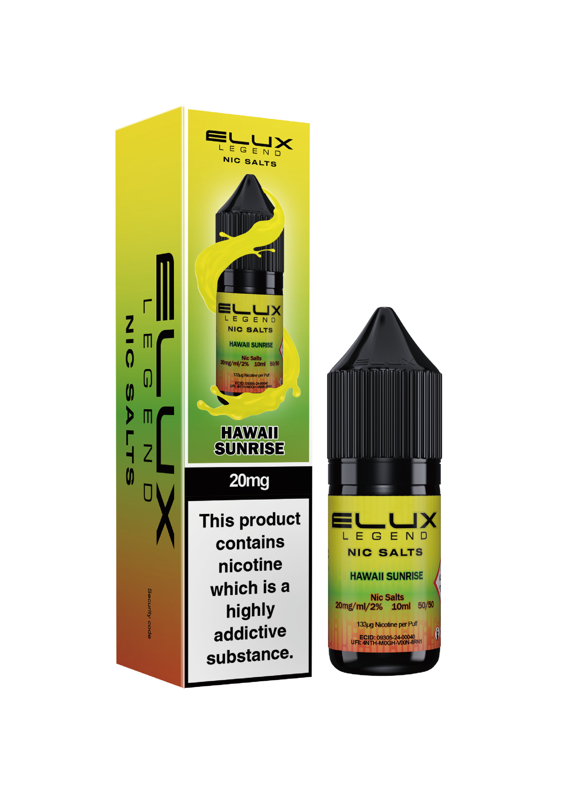 Elux Legends Hawaii Sunrise 10mg Nic Salt