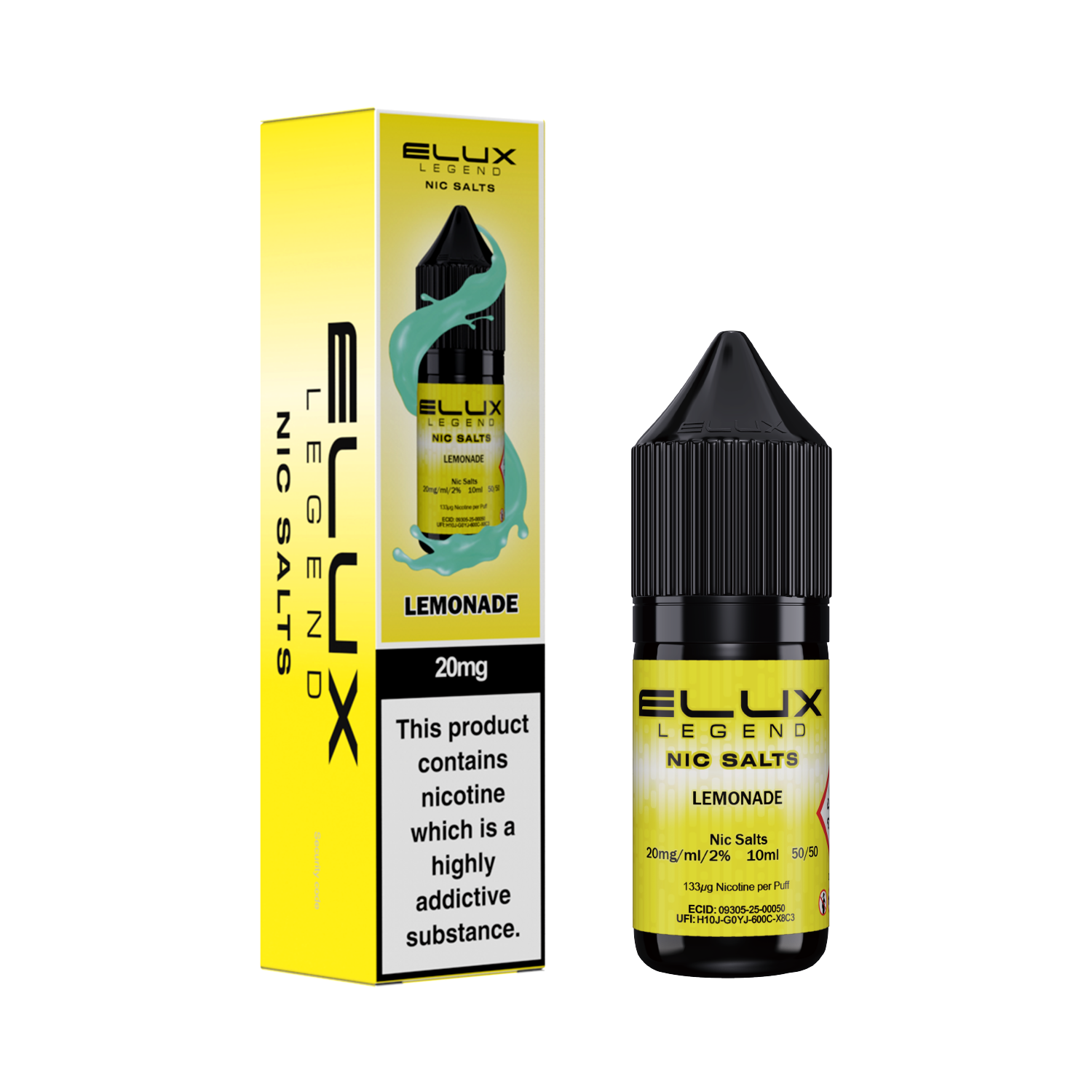Elux Legends Lemonade 10mg Nic Salt