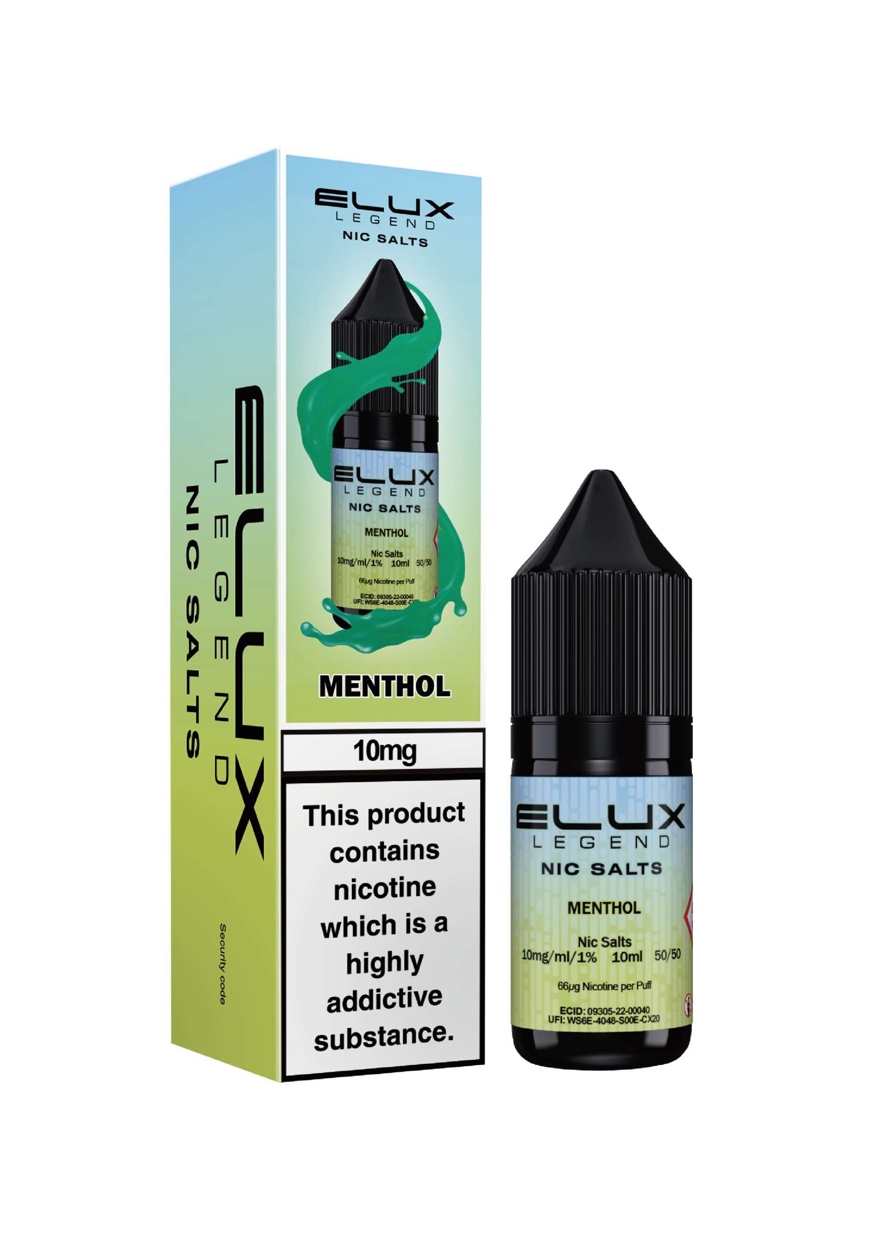 Elux Legends Menthol 10mg Nic Salt
