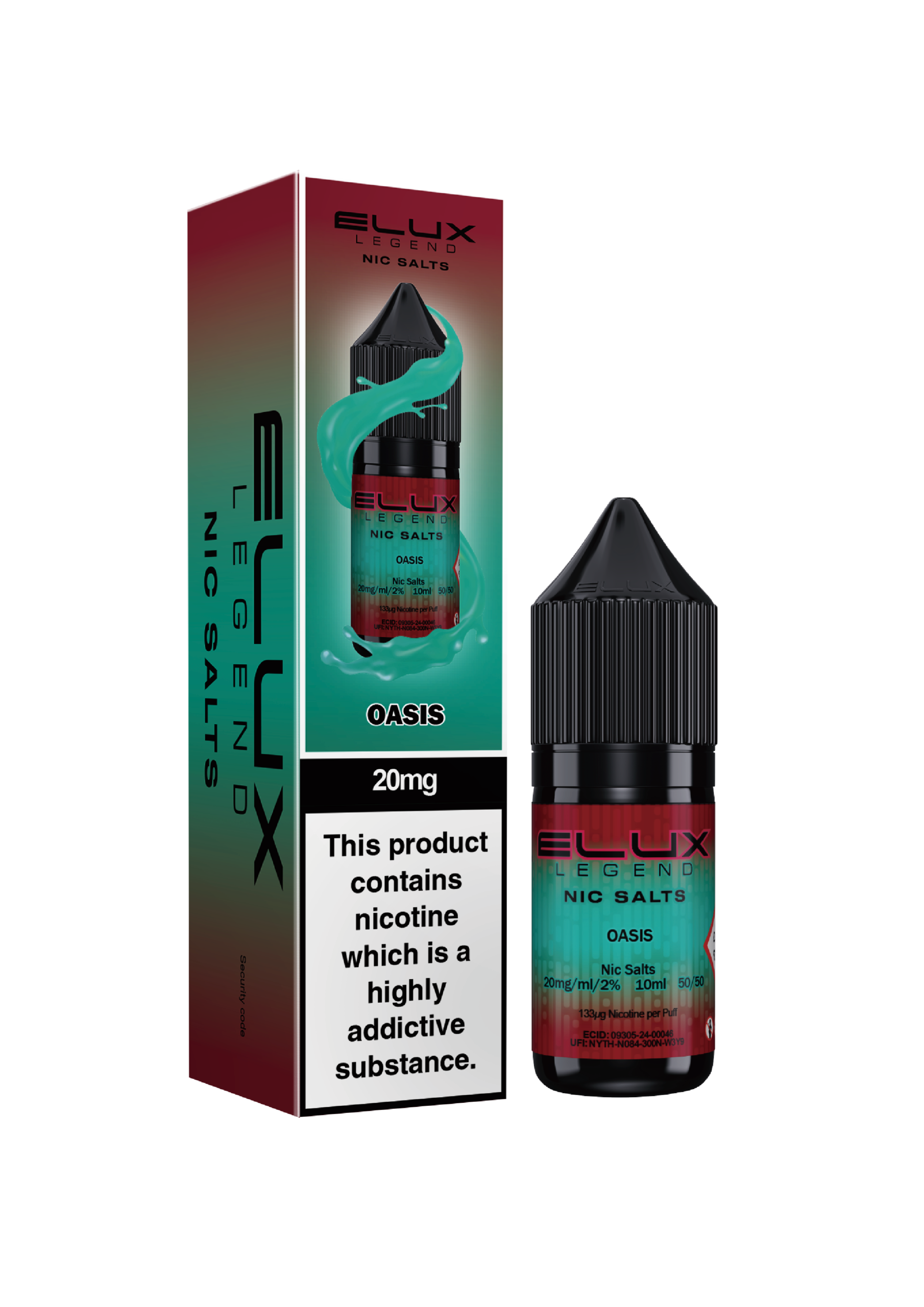 Elux Legends Oasis 10mg Nic Salt