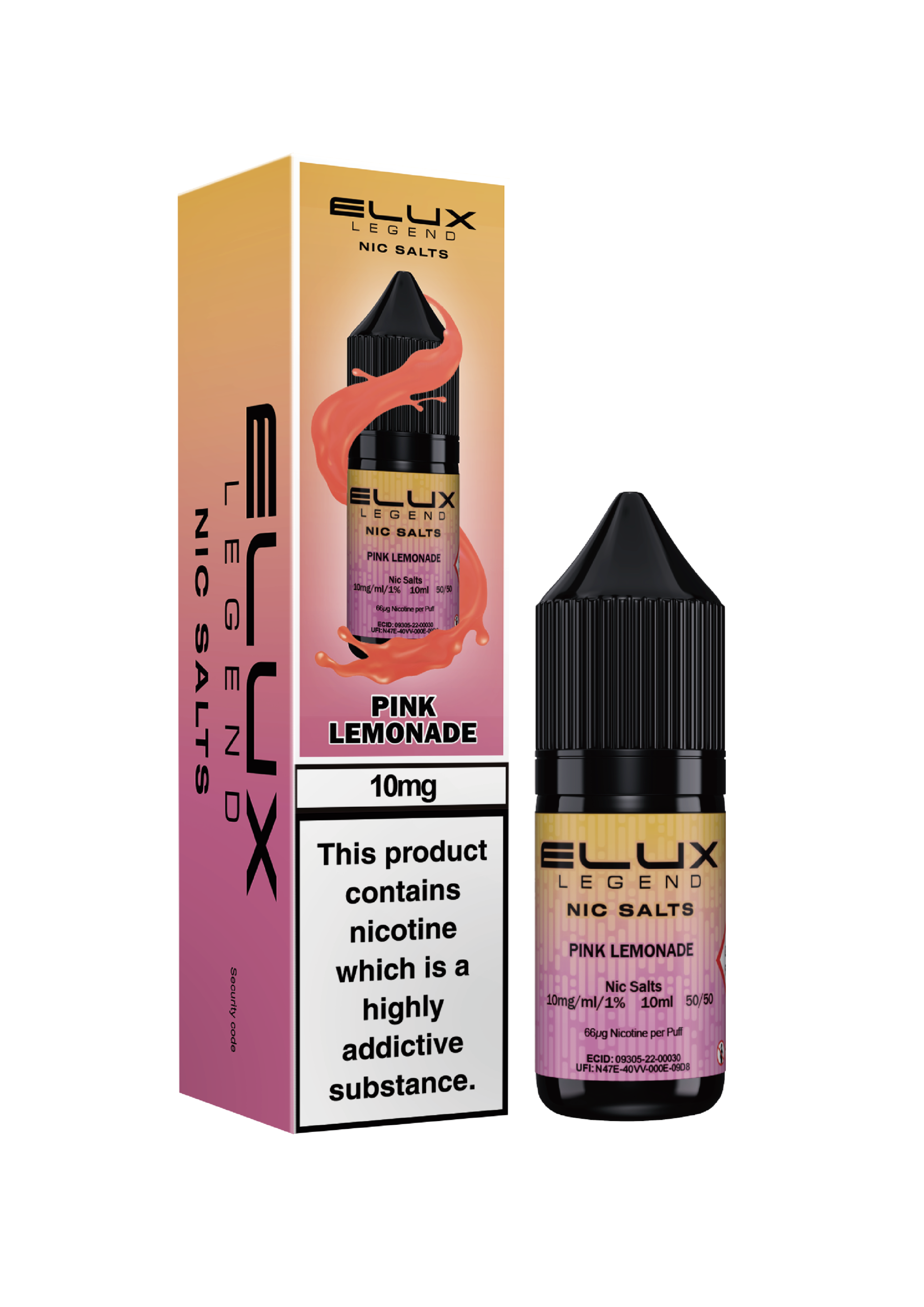 Elux Legends Pink Lemonade 10mg Nic Salt