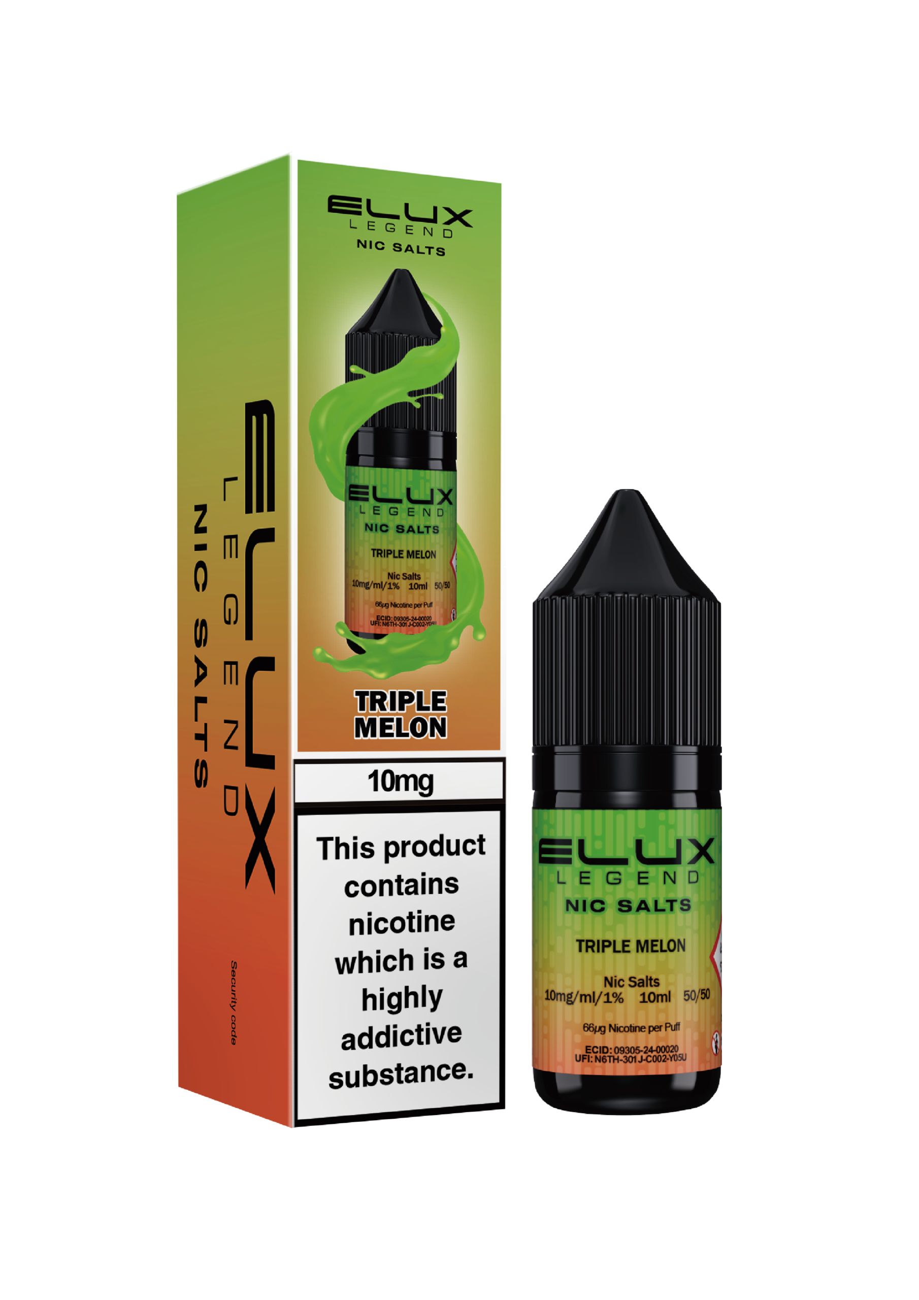 Elux Legends Triple Melon 10mg Nic Salt
