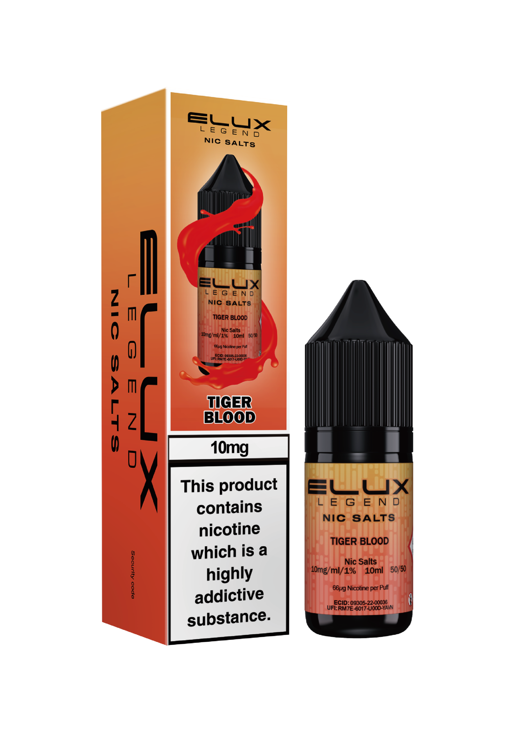 Elux Legends Tiger Blood 10mg Nic Salt