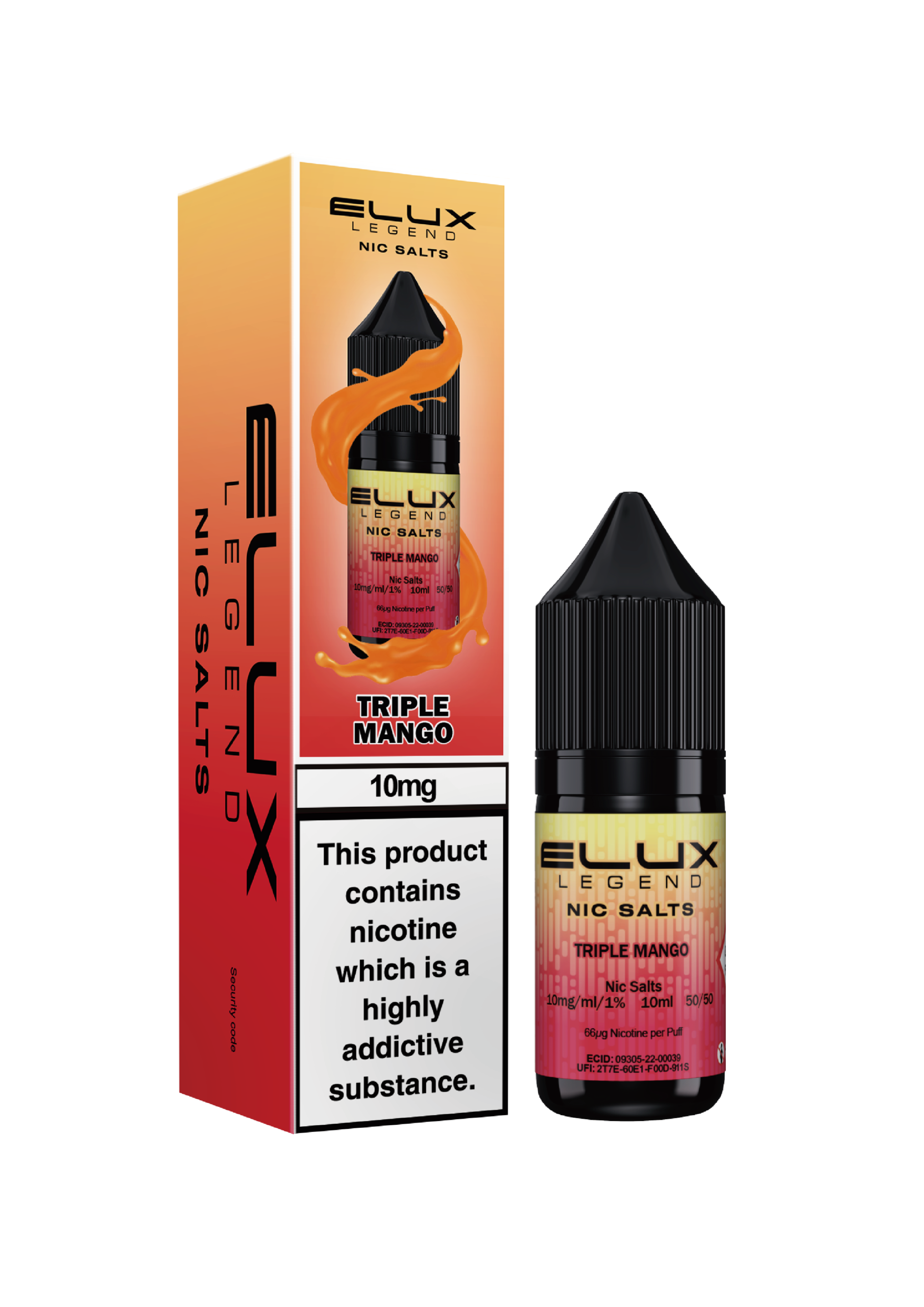 Elux Legends Triple Mango 10mg Nic Salt
