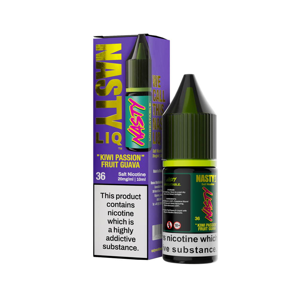 Nasty Liq Kiwi Passionfruit Guava Nic Salt E-Liquid