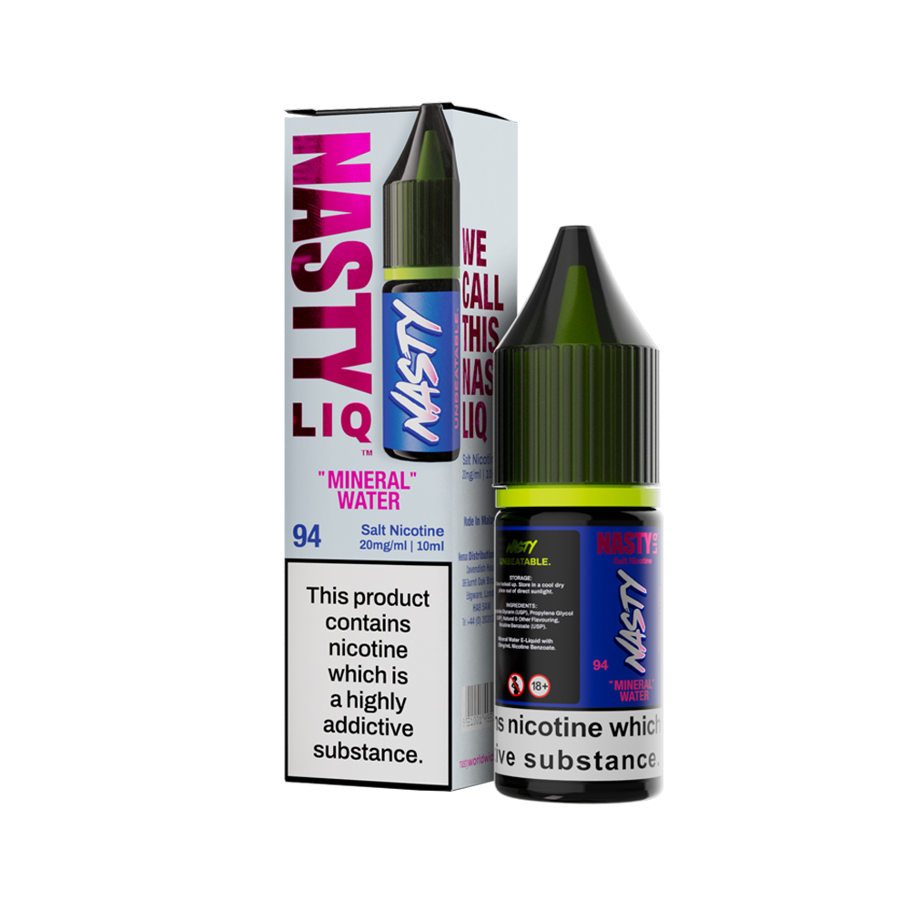 Nasty Liq Mineral Water Nic Salt E-Liquid