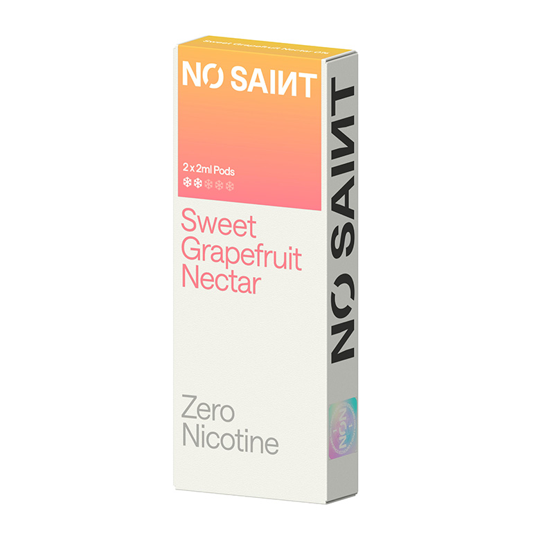 NO SAINT Sweet Grapefruit Nectar Zero Nicotine