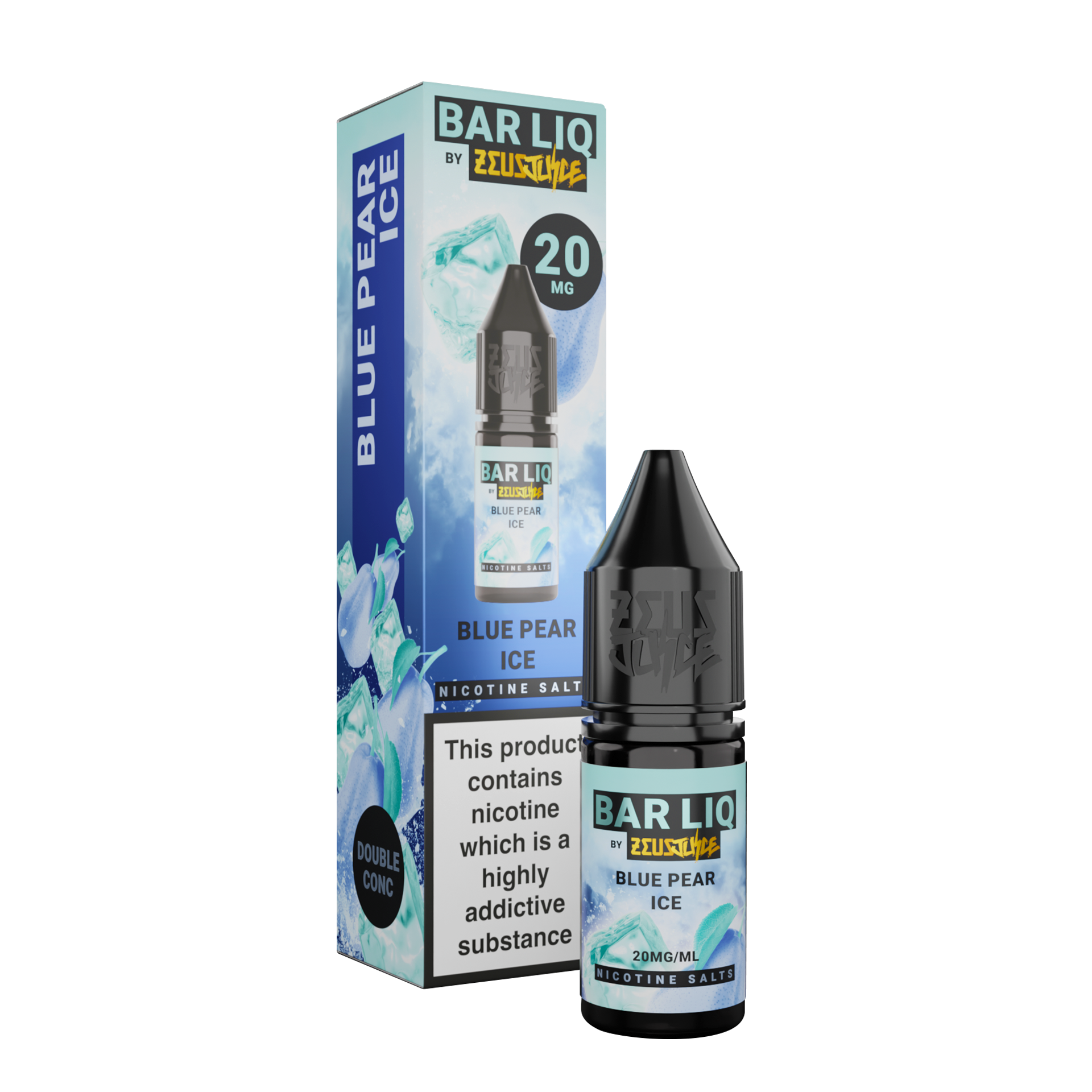 Zeus Juice Bar Liq Blue Pear Ice Nic Salt