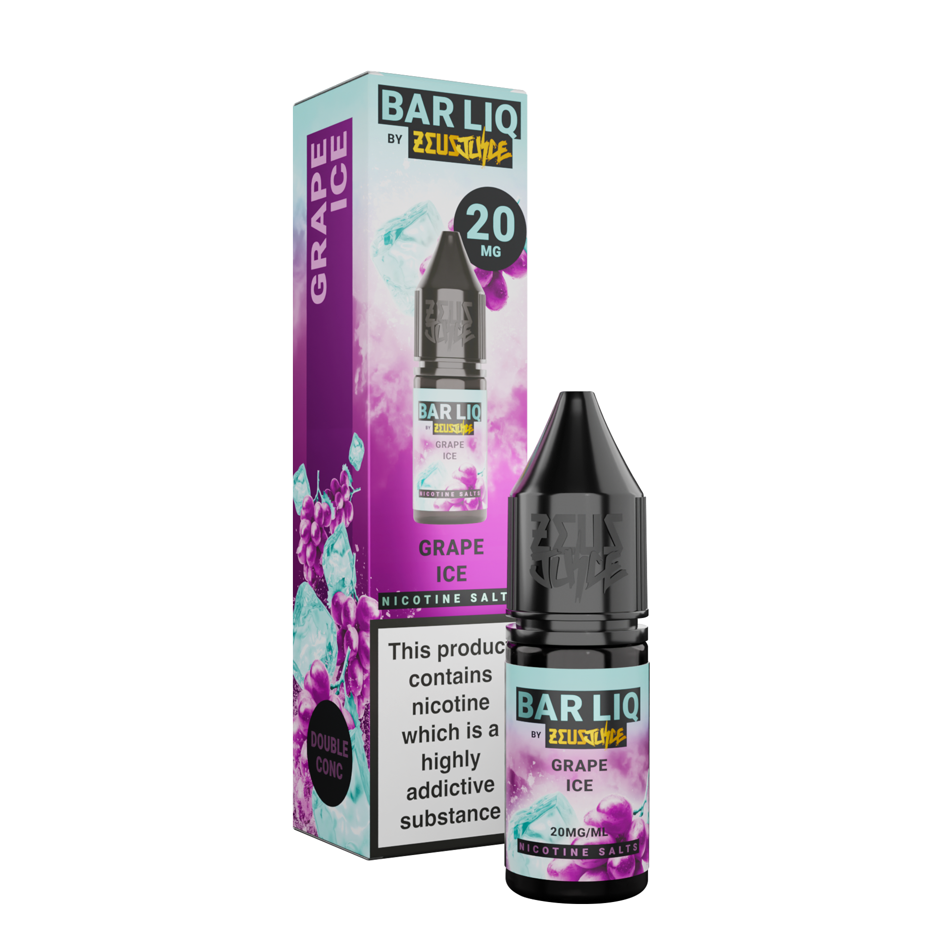 Zeus Juice Bar Liq Grape Ice Nic Salt