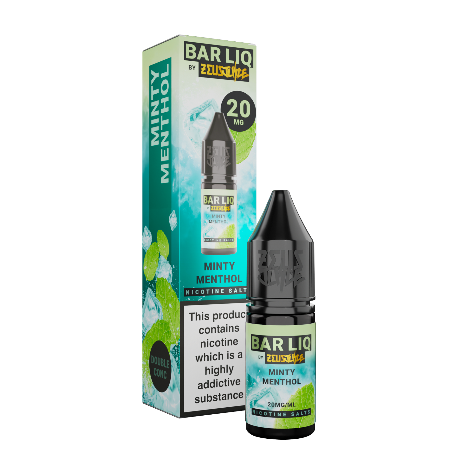 Zeus Juice Bar Liq Minty Menthol Nic Salt