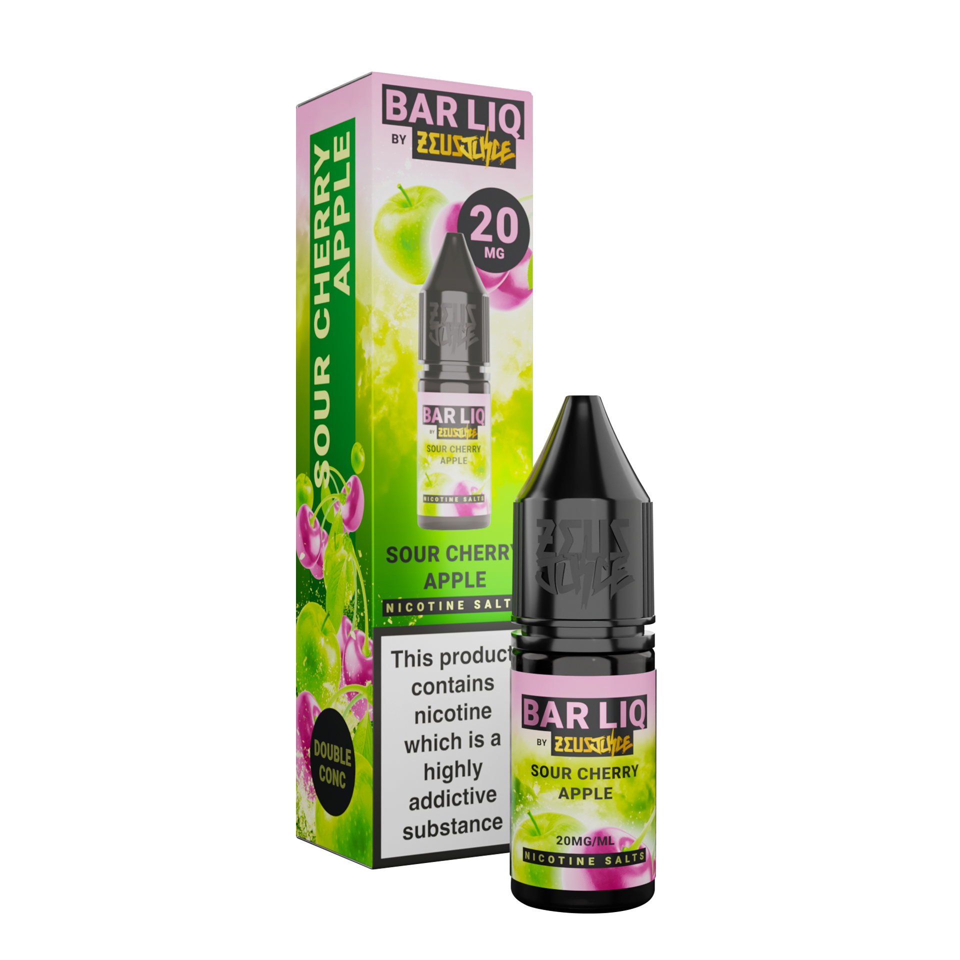 Zeus Juice Bar Liq Sour Cherry Apple Nic Salt