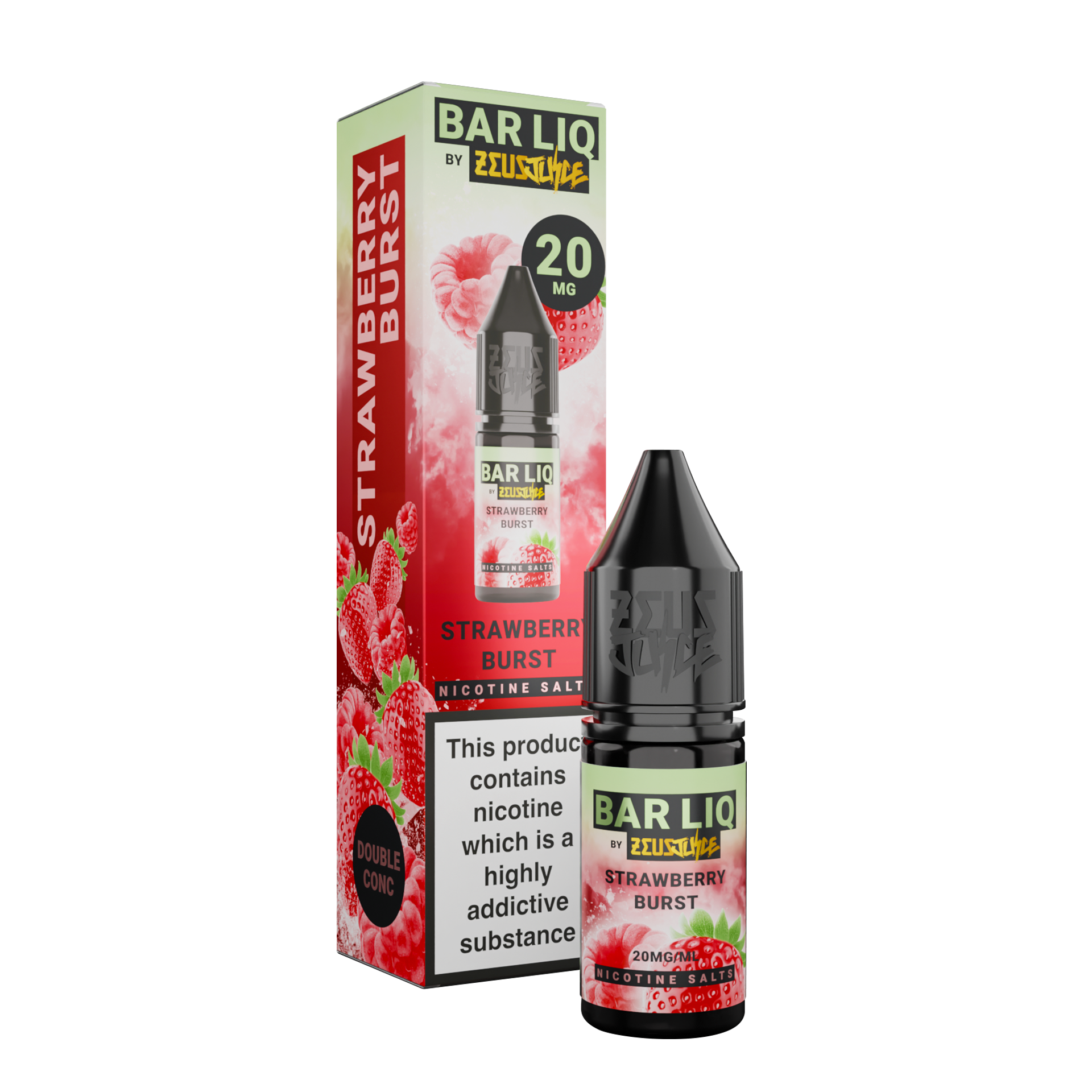 Zeus Juice Bar Liq Strawberry Burst Nic Salt