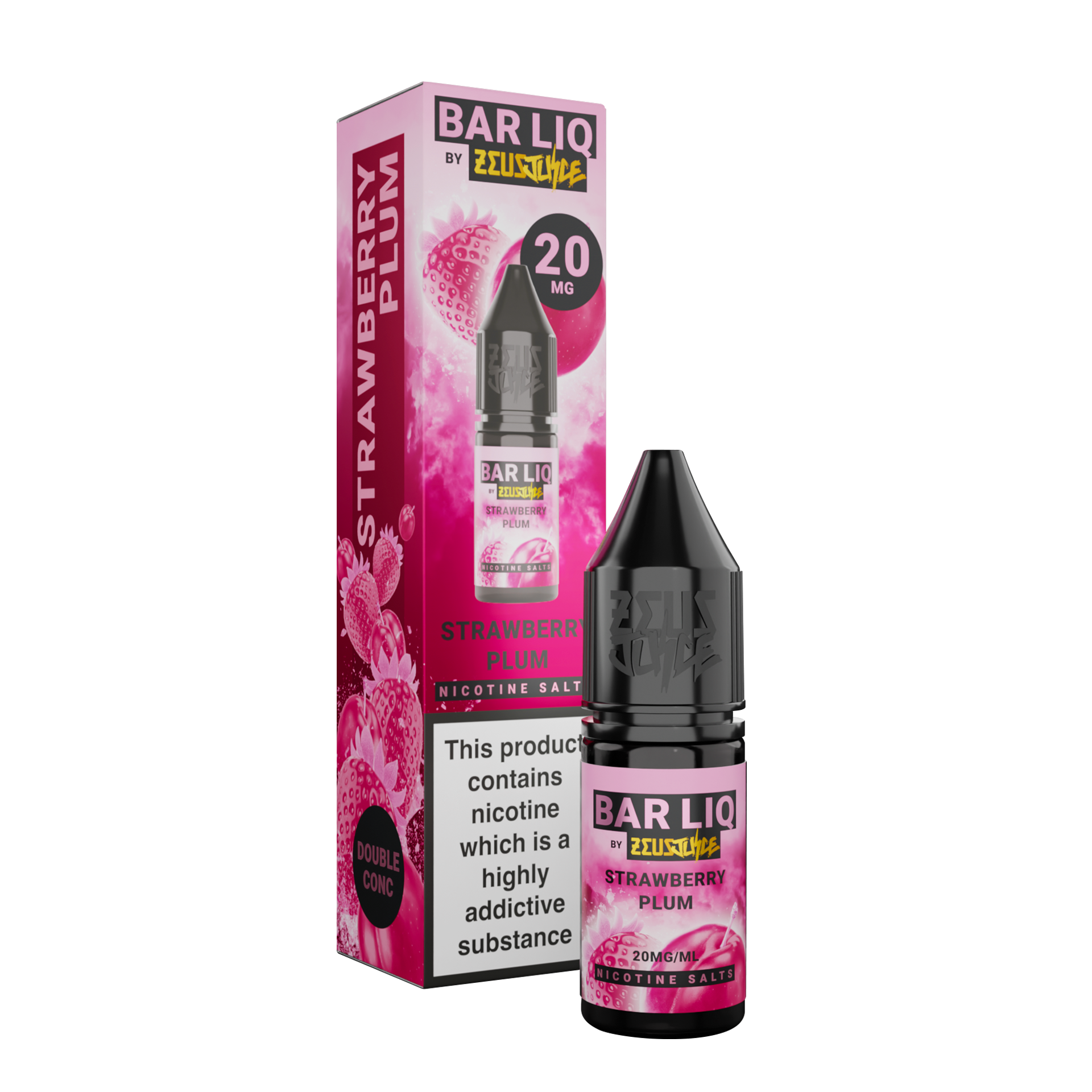 Zeus Juice Bar Liq Strawberry Plum Nic Salt