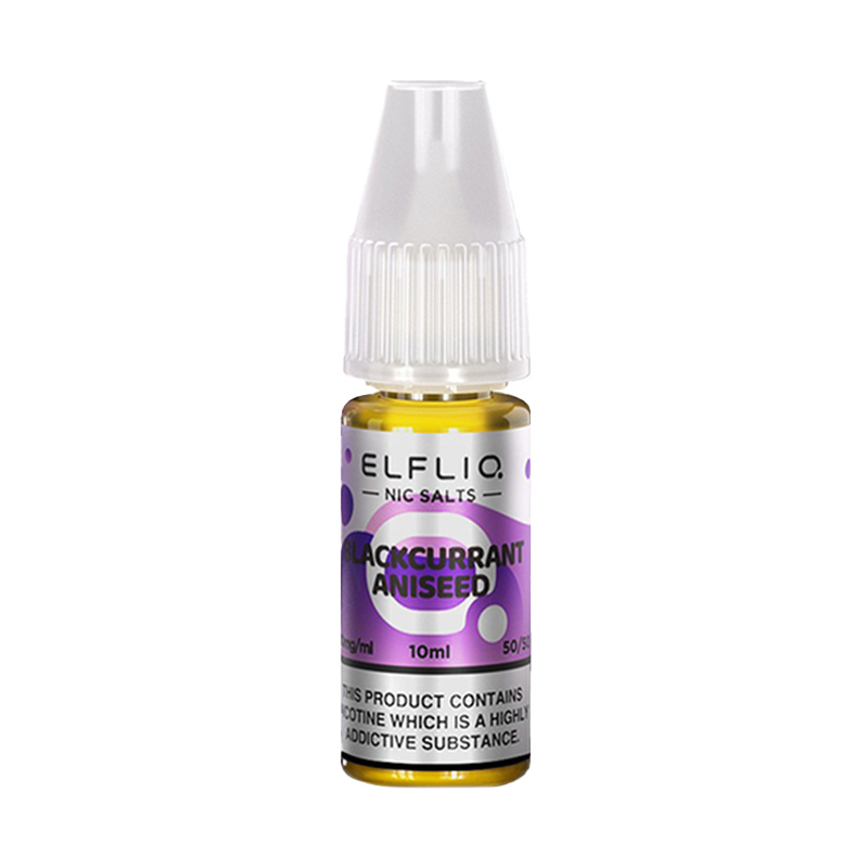 Elfliq Blackcurrant Aniseed Nic Salt E-Liquid