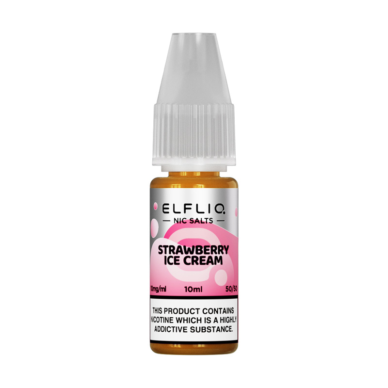 Elfliq Strawberry Ice Cream Nic Salt E-Liquid