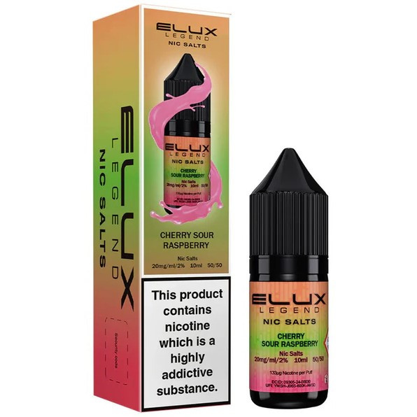 Elux Legends Cherry Sour Raspberry 10mg Nic Salt