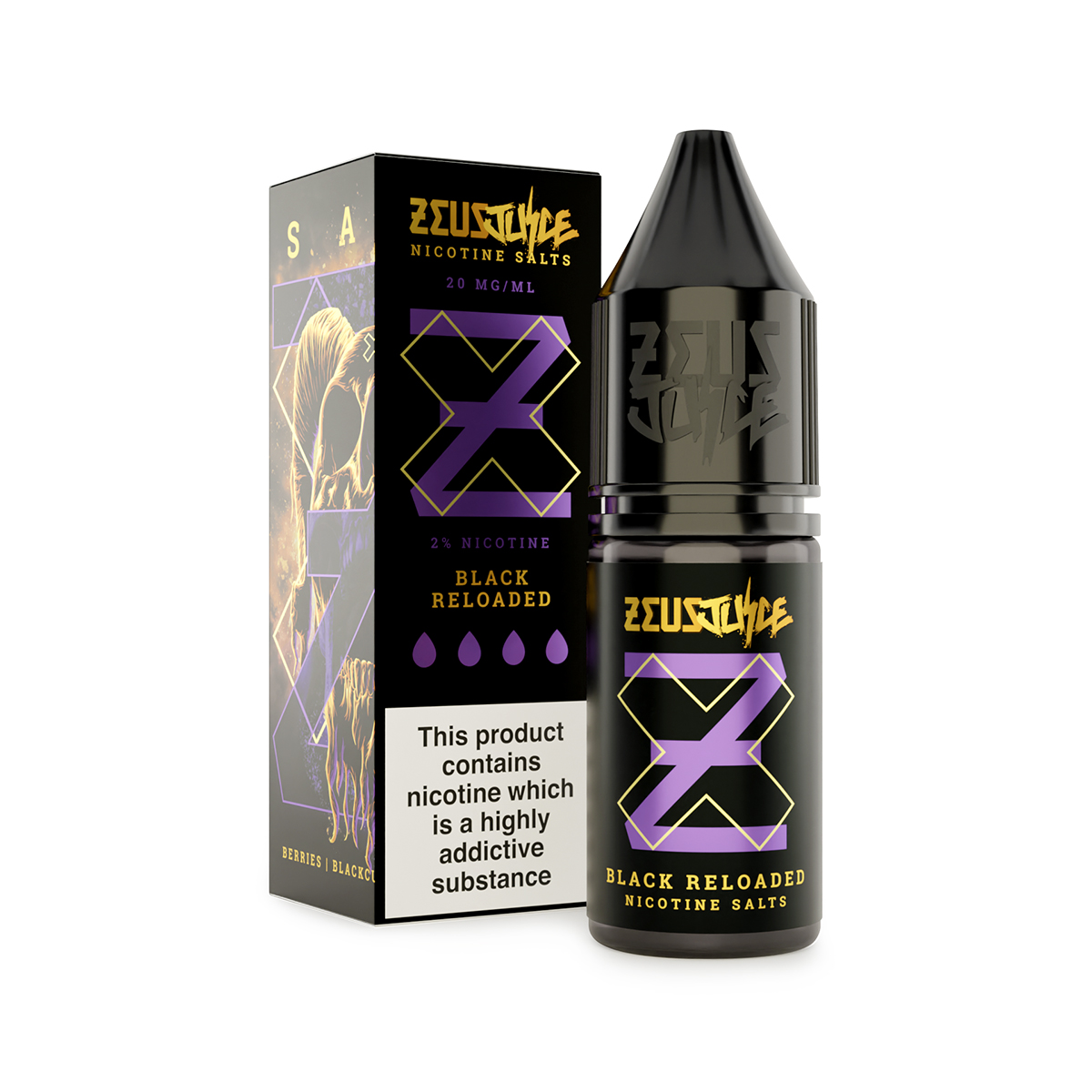 Zeus Juice Black Reloaded Nic Salt 10ml
